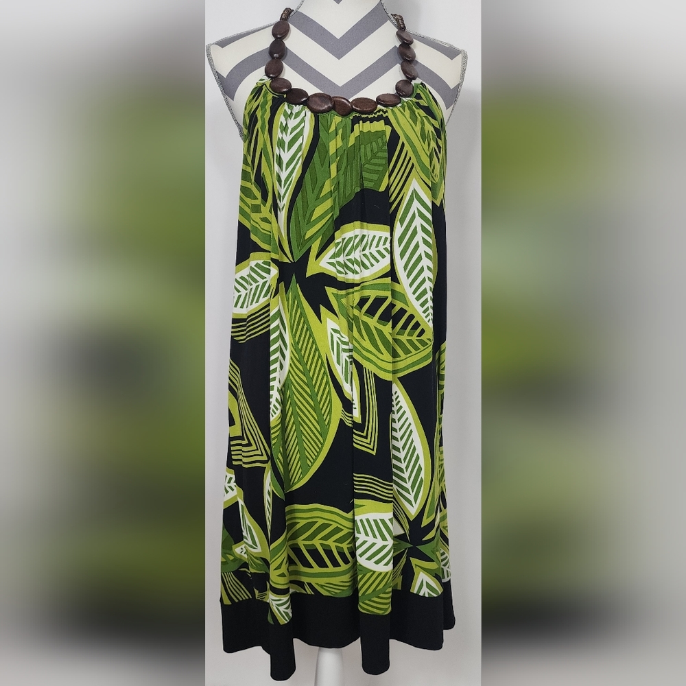 Apt. 9 tropical dress, XL.